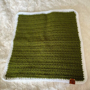 NWT BABY LOVEY, security blanket, approx 15” square. Crochet handmade